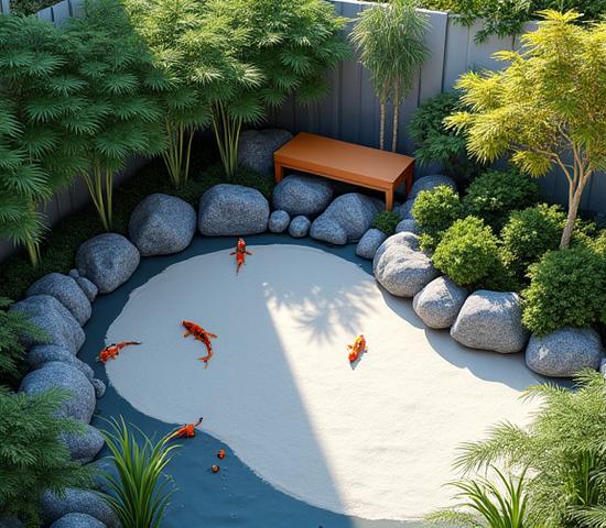 シミュレーション中の海洋庭園イメージ