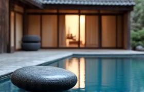 ホテル内の海洋リノベーション庭園サンプル